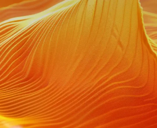 orange abstract landscape
